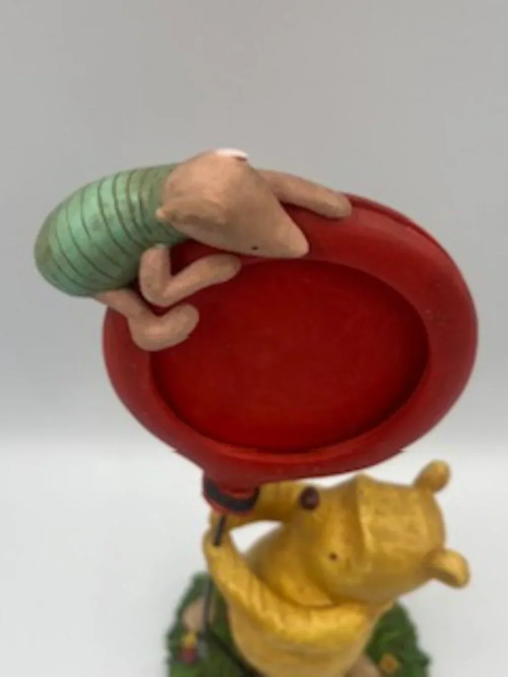 Vintage Disney Winnie the Pooh Figurine Photo Frame with Piglet Resin Ron Lee